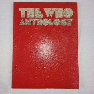 The Who Anthology Guitar Lyrics Music Song Book